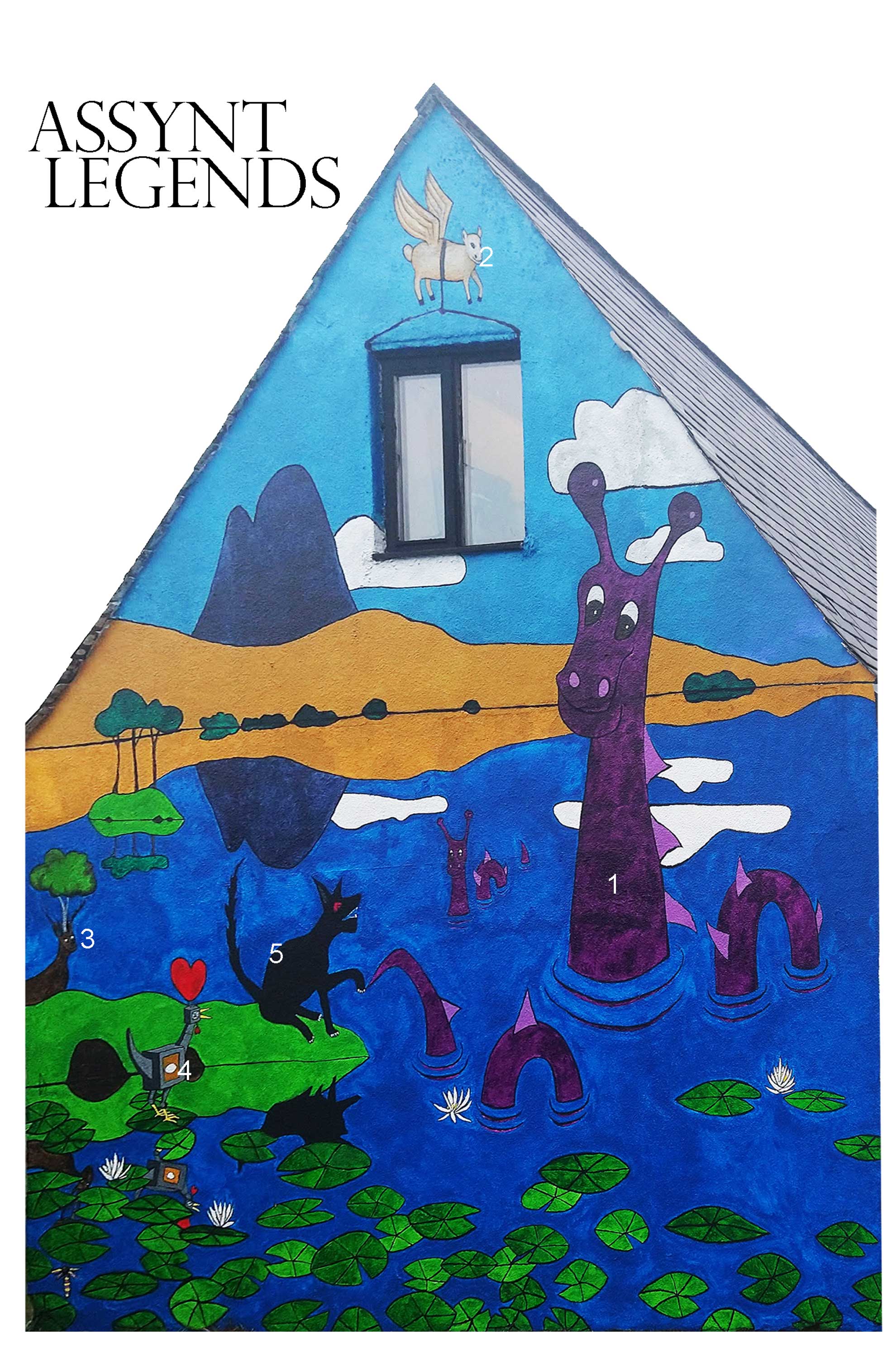 Assynt legends mural